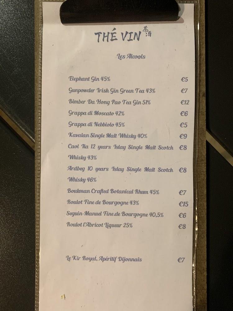 Thé Vin - Menu Image 3